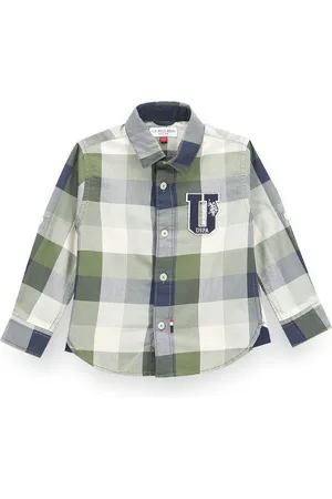 Ralph Lauren Boys Classic Gingham Checks Opaque Checked Casual Shirt