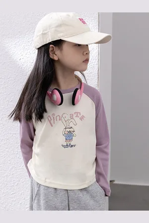 LULU & SKY Girls Floral Polo Collar Applique T-shirt