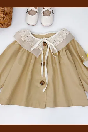 LULU & SKY Girls Opaque Casual Shirt