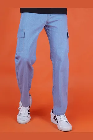 Moda Rapido Men Classic Slash Knee Light Fade Jeans