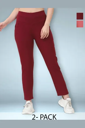 Jinfo Women Pack of 2 Skinny Fit Jeggings