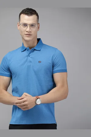 Arrow Printed Polo Collar Pure Cotton T-shirt