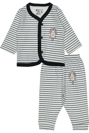 BodyCare Striped Shirt With Pyjamas