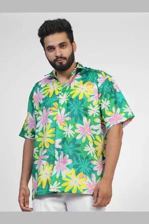 Brown brothers Unisex Relaxed Floral Opaque Printed Casual Shirt