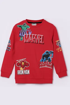 Lifestyle Boys Red Disney-Marvel Sweatshirt