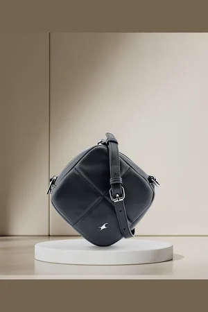 Fastrack Women Solid Structured Sling Bag