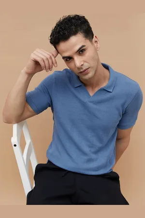 Lifestyle Men Polo Collar Pockets T-shirt