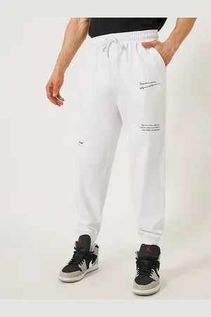 Styli Men Oversize Cotton Jogger with Grafitti Print