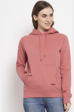 Gipsy Women Pink Solid Sweatshirt