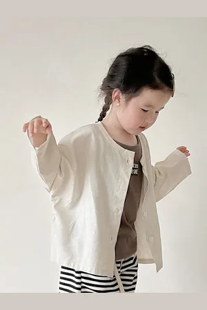 LULU & SKY Girls Opaque Casual Shirt