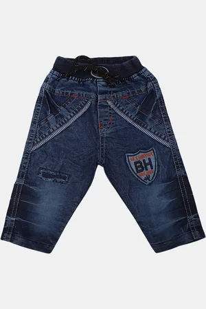 V-Mart Infant Boys Light Fade Low Distress Cotton Classic Slim Fit Jeans