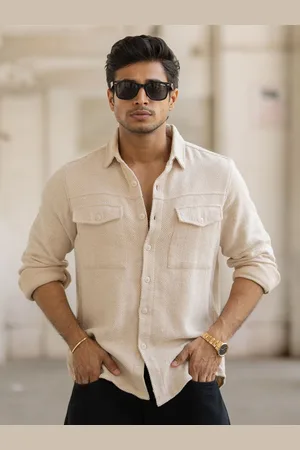 Powerlook Men Opaque Casual Shirt
