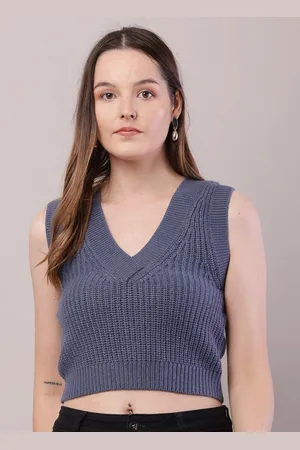 NoBarr Women Cable Knit Sweater Vest