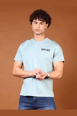 V-Mart Men Graphic Printed Round Neck Cotton T-shirt