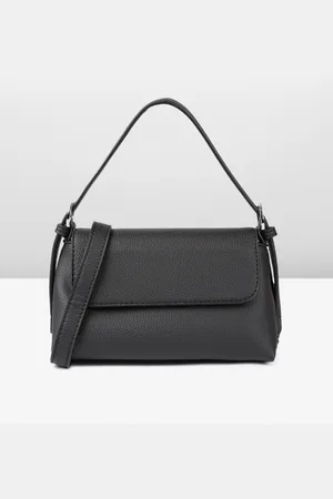 French Connection Textured Structured Handheld Bag