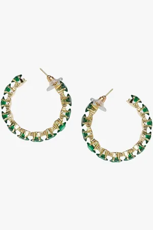 Kazo Contemporary Half Hoop Earrings