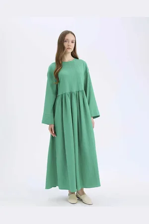 DeFacto Flared Sleeve Maxi Dress