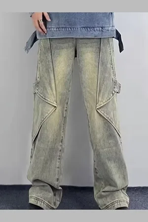 HERE&NOW Men Mid-Rise Heavy Fade Relaxed Fit Jeans