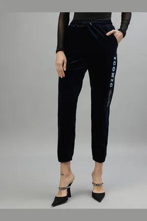 ICONIC Women Brand Logo Mid-Rise Track Pants