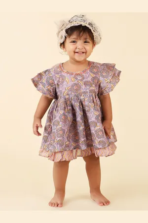 Fabindia Printed Cotton Floral Dress