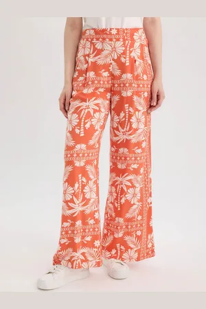 DeFacto Women Floral Printed Trousers