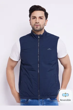 Duke Mock Collar Sleeveless Reversible Puffer Jacket