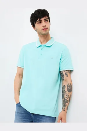 SPYKAR Men Solid Polo Collar Cotton T-shirt