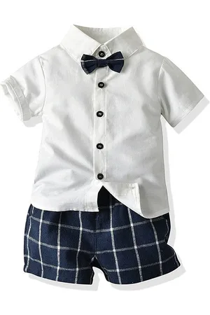 LULU & SKY Boys Shirt with Shorts