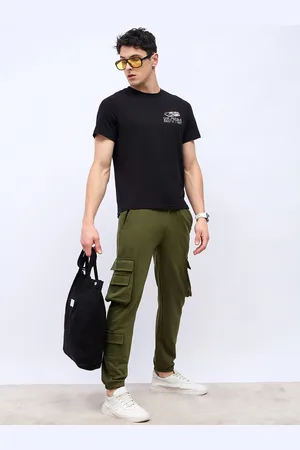 Styli Men Slim Fit Pure Cotton Cargo Jogger