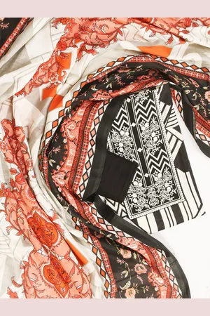 SALWAR STUDIO Geometric Printed Unstitched Dress Material