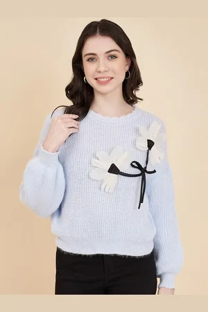Chemistry Self Designed Round Neck Woollen Pullover