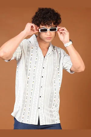 V-Mart Men Opaque Printed Casual Shirt