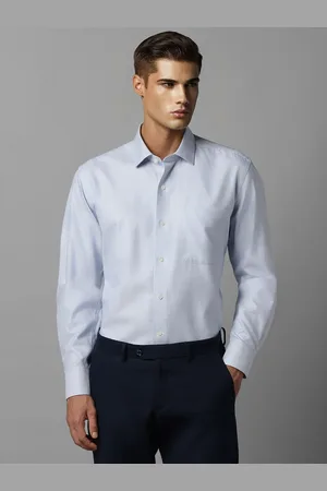 Louis Philippe Men Opaque Checked Formal Shirt