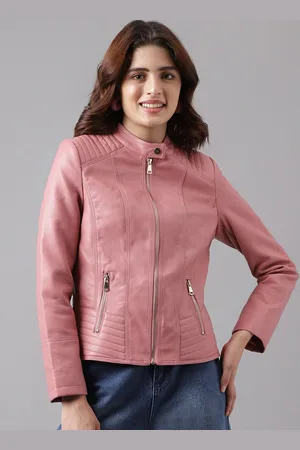 Latin Quarters Stand Collar Biker Jacket