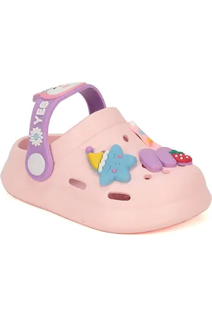 Lil Lollipop Infants Cartoon Applique Anti-Slip Clogs