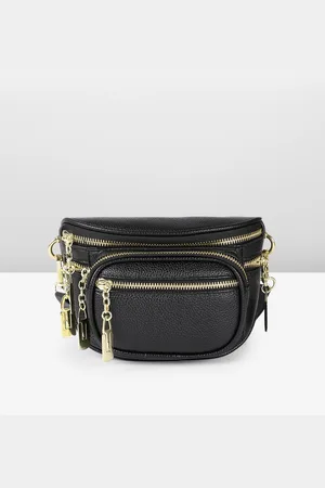 French Connection Textured Structured Sling Bag