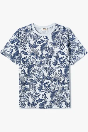Koton Boys Tropical Printed Pure Cotton T-shirt
