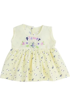 Babywish Girls Floral Print Fit & Flare Dress