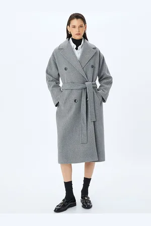 Koton Women Double-Breasted Trench Coat