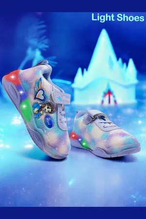 FABBMATE Unisex Kids Frozen Printed Sneakers
