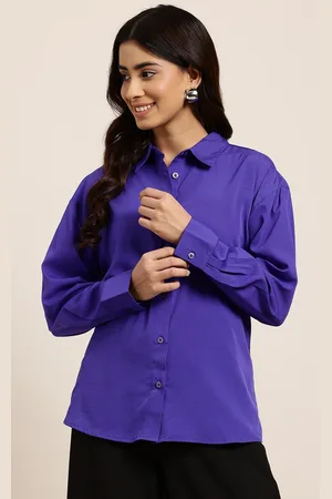 HERE&NOW Longline Opaque Casual Shirt