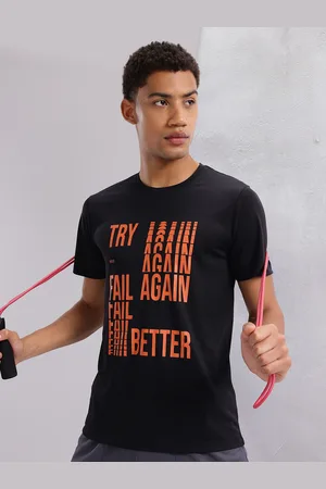 HRX Typography Print Rapid-Dry Training T-shirt