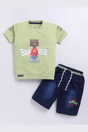 Zeal Boys Printed T-shirt with Shorts