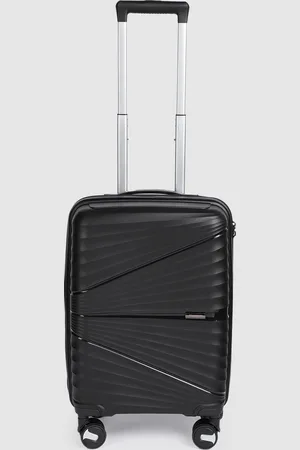Teakwood Leathers BRIDGE Textured Hard Sided Cabin Size Trolley Bag 38L
