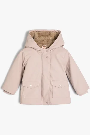 Koton Boys Solid Hooded Parka Jacket