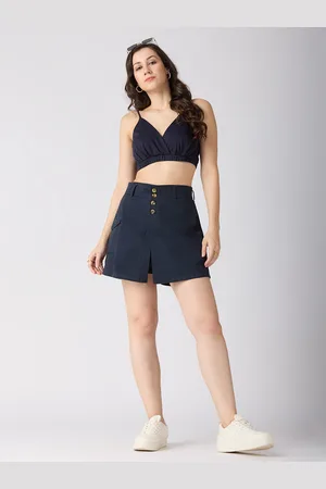 Globus Women Mid Rise Above Knee Hot Pants Shorts