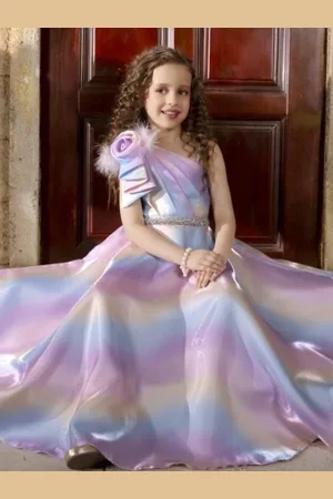 BAESD Floral Print Satin Dress