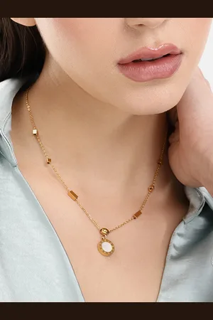 DressBerry Circular Shape Chain Necklace