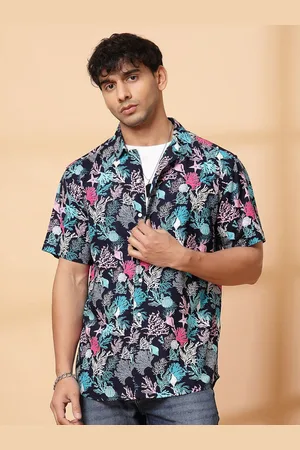 Rigo Men Floral Opaque Printed Casual Shirt