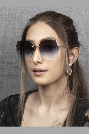 Ted Smith Women Blue Lens Cateye Sunglasses with UV Protected Lens SCANDAL 3_C3
